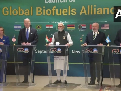 G20 Summit in India PM Narendra Modi launches 'Global Biofuels Alliance' presence of US President Joe Biden, President of Brazil Luiz Inacio see video | G-20 in India: पीएम मोदी ने ग्लोबल बायोफ्यूल अलायंस को लॉन्च किया, देखें वीडियो