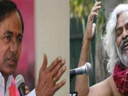 Telugu poet gadar will ready to contest telangana election 2018 | तेलुगु क्रांतिकारी कवि 'गदर' लड़ सकते हैं तेलंगाना चुनाव, कहा- विपक्षी पार्टियां साथ दें तो केसीआर का पलट सकता हूं तख्ता
