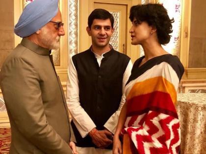 rahul gandhi priyanka gandhi look out meet accidental prime minister film | राहुल गांधी की बहन के रोल का हुआ खुलासा, जानें मनमोहन की बॉयोपिक में कौन बनीं प्रियंका गांधी