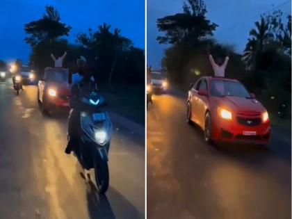 Gang-Rape Accused In Hanagal Case Carry Out Victory Parade After Bail; Outrageous Video Surfaces | शर्मनाक: हनागल मामले में सामूहिक बलात्कार के आरोपियों ने जमानत के बाद निकाला विजयी जुलूस, आपत्तिजनक VIDEO आया सामने Gang-Rape Accused In Hanagal Case Carry Out Victory Parade After Bail; Outrageous Video Surfaces | शर्मनाक: हनागल मामले में सामूहिक बलात्कार के आरोपियों ने जमानत के बाद निकाला विजयी जुलूस, आपत्तिजनक VIDEO आया सामने