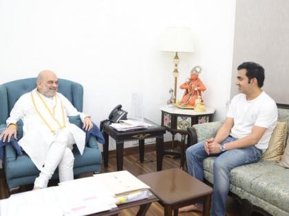 delhi Gautam Gambhir meet Amit Shah former MP replace Rahul Dravid know what said Team India coach our nation SEE pics video | Gautam Gambhir meet Amit Shah: अमित शाह से मिले गौतम गंभीर, क्या राहुल द्रविड़ की जगह लेंगे पूर्व सांसद, जानें टीम इंडिया कोच पर क्या बोले