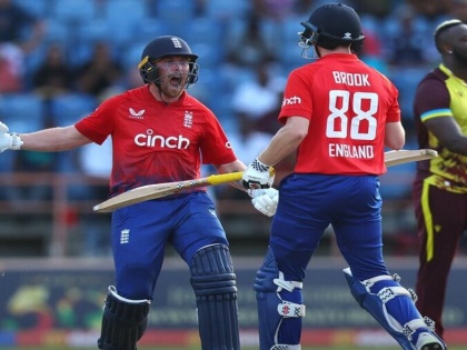 England batter Harry Brook 21 runs from the final 6 balls vs West Indies | ENG vs WI: 6 गेंद में चाहिए थे 21 रन, हैरी ब्रूक ने दिलाई इंग्लैंड को जीत, देखिए आखिरी ओवर का रोमांच