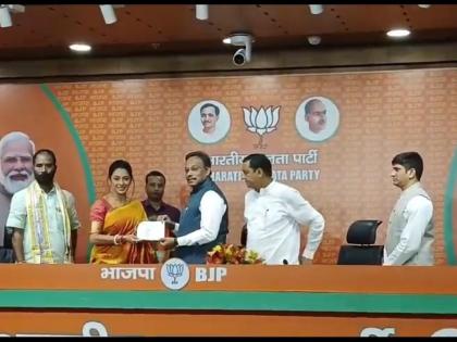 Rupali Ganguly: 'Anupama' fame Rupali Ganguly joined hands with BJP said One should participate in the Mahayagya of development | Rupali Ganguly: 'अनुपमा' फेम रुपाली गांगुली ने भाजपा ज्वाइन की, कहा- 'विकास के महायज्ञ में भाग लेना चाहिए'