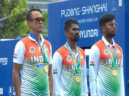 Archery World Cup Indian men team won historic gold medal by defeating Olympic champion Korea | तीरंदाजी विश्व कप: भारत की पुरुष टीम ने कोरिया को हराकर स्वर्ण पदक जीता, ऐतिहासिक जीत से रचा इतिहास