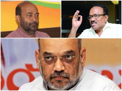 Goa BJP war become public, Lakshmikant Parsekar accused hurling abuse Amit Shah | खुलकर सामने आई गोवा बीजेपी की अंदरूनी लड़ाई, पारसेकर पर अमित शाह के लिए अपशब्द कहने का आरोप!