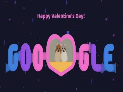 Happy Valentine Day 2022: Google creats beautiful doodle for 14th February | Valentine's Day: गूगल पर छाया वैलेंटाइन डे का खुमार, बना दिया बेहद प्यारा डूडल