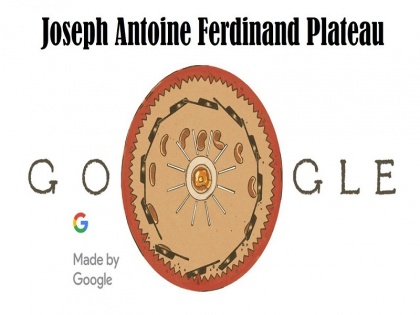 Google doodle celebrates physicist Joseph Plateau 218th birthday, whose innovation led to birth of cinema | Google doodle celebrates physicist Joseph Plateau: जोसेफ प्लेटू को समर्पित है आज का गूगल-डूडल, जिनकी खोज से हुआ सिनेमा का जन्म