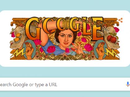 Google Doodle Today Google made a special doodle on the birthday of Bollywood icon Sridevi remembered the actress like this | Google Doodle Today: बॉलीवुड आइकन श्रीदेवी के जन्मदिन पर गूगल ने बनाया खास डूडल, एक्ट्रेस को कुछ इस तरह किया याद