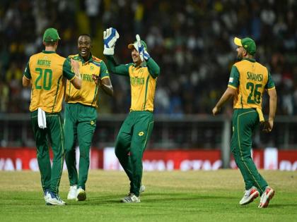 T20 World Cup South Africa enters semi-finals after defeating West Indies Tabrez Shamshi player of the match | T20 World Cup: वेस्टइंडीज को हराकर दक्षिण अफ्रीका सेमीफाइनल में, तबरेज शम्शी बने प्लेयर ऑफ द मैच