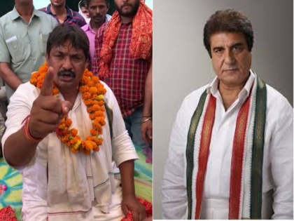 raj babbar reaction on BSP candidate Guddu Pandit controversial remark | BSP उम्मीदवार गुड्डू पंडित की जूते से मारने की धमकी पर राज बब्बर ने ऐसे दिया जवाब 
