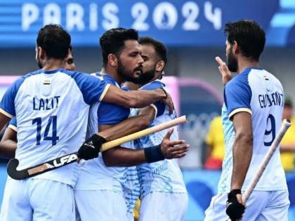 Paris Olympics 2024 India beat Great Britain 4-2 in a penalty shoot-out to enter the hockey semi-finals | Paris Olympics 2024: भारतीय हॉकी टीम पेनल्टी शूटआउट में ब्रिटेन को हराकर पेरिस ओलंपिक के सेमीफाइनल में पहुंची, 4-2 से दी मात Paris Olympics 2024 India beat Great Britain 4-2 in a penalty shoot-out to enter the hockey semi-finals | Paris Olympics 2024: भारतीय हॉकी टीम पेनल्टी शूटआउट में ब्रिटेन को हराकर पेरिस ओलंपिक के सेमीफाइनल में पहुंची, 4-2 से दी मात