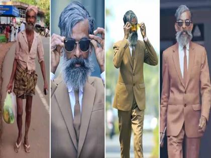 how 60 year old daily wage laborer Mammikka became supermodel overnight suit boots sunglasses photos went viral | जानें 60 वर्षीय दिहाड़ी मजदूर रातोंरात कैसे बना सुपर मॉडल, सूट-बूट-सनग्लास लगाए तस्वीरें हुईं वायरल; पर मामूली कमाने वाले लेबर ने कह दी यह बात
