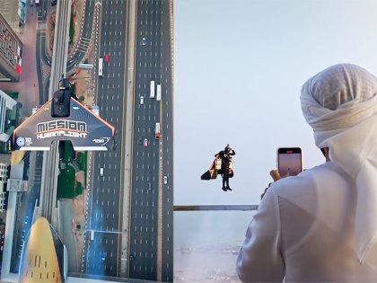 VIDEO Hamdan shares Jetmen’s flight over Dubai with a message ‘In memory of Vincent Reffet’ | दुबई के हमदान ने फ्रांसीसी स्टंटमैन विंसेंट रेफेट को किया याद, देखें वायरल वीडियो