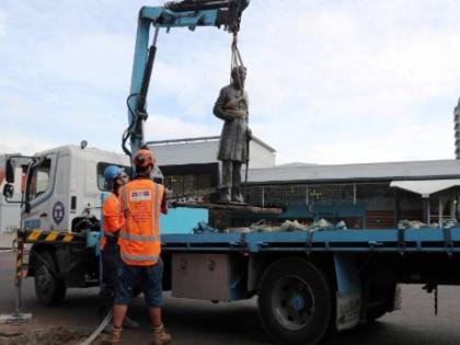 New Zealand: Removal of British officer Hamilton Statue, know the whole matter | न्यूजीलैंड: हटाई गई ब्रिटिश अधिकारी हैमिल्टन की प्रतिमा, जानिए पूरा मामला