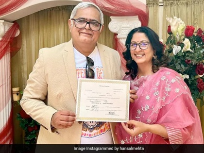 Hansal Mehta secretly married Safina Hussain partner for 17 years shared photos | हंसल मेहता ने 17 साल से पार्टनर रहीं सफीना हुसैन से गुपचुप रचाई शादी; इंस्टाग्राम पर साझा की तस्वीरें