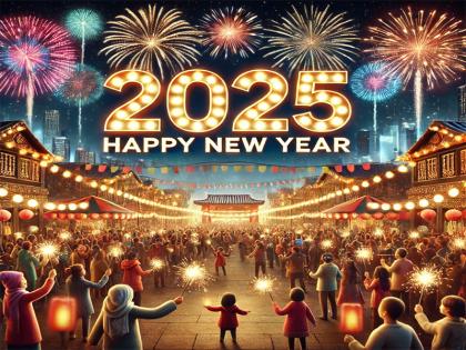 Happy New Year 2025 Wishes in Hindi Happy New Year status quotes image photo messages nav varsh ki shubhkamnaye | Happy New Year 2025 Wishes: नए साल की शुभकामनाएं, न्यू ईयर 2025 स्पेशल कोट्स, मैसेज और फोटोज हिंदी...