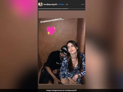 हार्दिक ने इंस्टाग्राम पर शेयर की नताशा के साथ तस्वीर