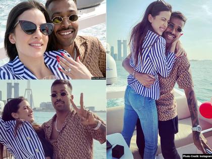 Social media reacts to Hardik Pandya and Natasa Stankovic engagement | 'डीजे वाले बाबू से कॉफी वाले बाबू', हार्दिक-नताशा की सगाई पर फैंस ने कुछ इस तरह उड़ाया मजाक
