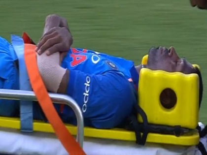 asia cup hardik pandya injured stretchered off the field during india vs pakistan match | Asia Cup, India Vs Pakistan: हार्दिक पंड्या को लगी 'गंभीर' चोट, स्ट्रेचर पर ले जाए गए मैदान से बाहर