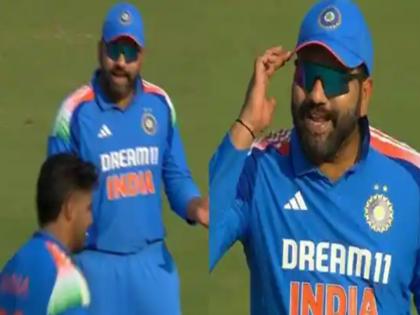 WATCH: Where is your mind? Rohit Sharma scolded Harshit Rana for making a mistake while fielding | WATCH: दिमाग किधर है तेरा? रोहित शर्मा ने फील्डिंग के दौरान गलती करने पर हर्षित राणा को डांटा