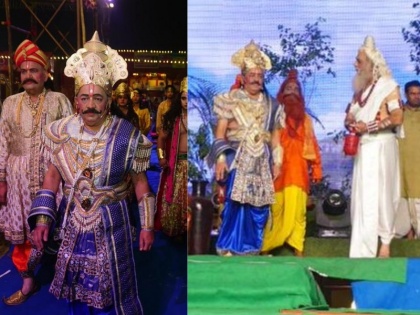 Union Minister Dr. Harshvardhan played role of Raja Janak in Luv Kush Ram Leela Old Delhi | रामलीला में केंद्रीय मंत्री हर्षवर्धन ने निभाई राजा जनक की भूमिका, वीडियो हुआ वायरल