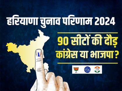 Haryana Election Result 2024 LIVE Assembly Election Results Haryana Vidhan Sabha Chunav Result Today | Haryana Election Result 2024 LIVE: भाजपा की तीसरी जीत, 48 सीट के साथ इतिहास रचा Haryana Election Result 2024 LIVE Assembly Election Results Haryana Vidhan Sabha Chunav Result Today | Haryana Election Result 2024 LIVE: भाजपा की तीसरी जीत, 48 सीट के साथ इतिहास रचा