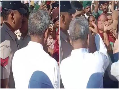 Haryana Woman slapped JJP MLA video know what Ishwar Singh said | Haryana: JJP विधायक को महिला ने जड़ा थप्पड़, घटना का वीडियो हुआ वायरल, जानें MLA ईश्वर सिंह ने क्या कहा
