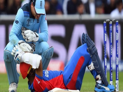 ICC World Cup 2019: Hashmatullah Shahidi reveals, he continued to bat for his mother after being hit on the head | CWC 2019: अफगानी बल्लेबाज हशमतुल्लाह शहीदी का खुलासा, 'बाउंसर लगने के बावजूद अपनी मां के लिए जारी रखी बैटिंग'