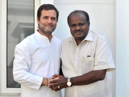 Greed of Vested Interests Won Today Says Rahul Gandhi on Karnataka Trust Vote | कुमारस्वामी की सरकार गिरने पर राहुल गांधी बोले- लालची जीते गये और लोकतंत्र और ईमानदारी हारी