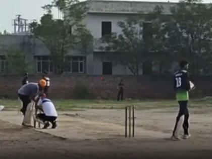 VIDEO: The batsman got a heart attack immediately after hitting a six on the ground, died within 10 seconds | VIDEO: ग्राउंड पर ज़ोरदार छक्का मारते ही बल्लेबाज को आया हार्ट अटैक, 10 सेंकड के भीतर हो गई मौत