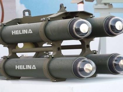 HELINA Missile Anti-tank guided successfully flight-tested again DRDO third-generation ‘fire and forget’ Advanced Light Helicopter see video | HELINA Missile: हेलीकॉप्टर से किया 'हेलिना मिसाइल' का परीक्षण, हर मौसम और दिन या रात कभी भी निशाना साधकर लक्ष्य नष्ट करने में सक्षम, जानिए खासियत