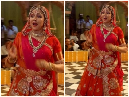 BJP MP Hema Malini dance performs Vrindavan on the eve of Hariyali Teej, viral video | हरियाली तीज से पहले हेमा मालिनी ने वृंदावन में किया ऐसा डांस, वायरल वीडियो देख खो जायेंगे आप