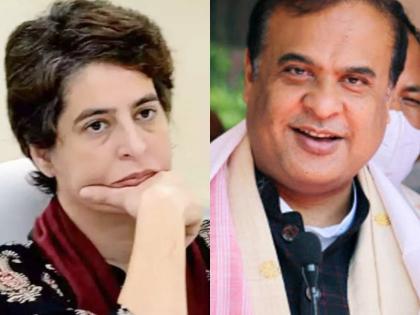 Priyanka Gandhi to Hemant Biswa Sarma's 'Are you really Rajiv Gandhi's son or not?' Said on the statement, 'What was the need to drag my mother into this mess' | प्रियंका गांधी ने हेमंत बिस्वा सरमा के 'क्या आप वास्तव में राजीव गांधी के बेटे हैं या नहीं?' वाले बयान पर कहा, 'मेरी मां को इस गंदगी में घसीटने की क्या जरूरत थी'