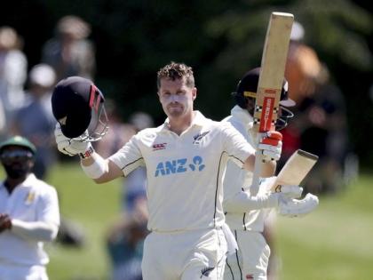 NZ vs SA 1st Test South Africa trail by 353 runs NZ 482 RSA 95 and 34-3 Henry Nicholls 105 runs 163 balls 11 fours | NZ vs SA 1st Test: दक्षिण अफ्रीका 353 रन पीछे, 3 विकेट गिरे, न्यूजीलैंड बल्लेबाज ने किया कमाल