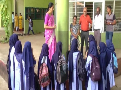 Mangalore University, girl students turn up wearing hijabs principal sends them back | कर्नाटक में नहीं थमा हिजाब विवाद, मंगलौर विश्वविद्यालय में हिजाब पहनकर आईं 12 छात्राओं को क्लास में नहीं मिली एंट्री