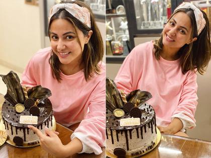 PHOTOS: 'बिग बॉस 14'च्या घरातून बाहेर आल्यावर हिना खानचे असे झाले स्वागत. फोटो व्हायरल
