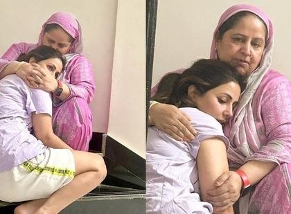 SALAM Hina Khan: ब्रेस्ट कैंसर इलाज के बीच काम पर लौटीं हिना, फैंस कर रहे सलाम, तारा सुतारिया, कुशा कपिला ने किया चीयर, देखें तस्वीरें