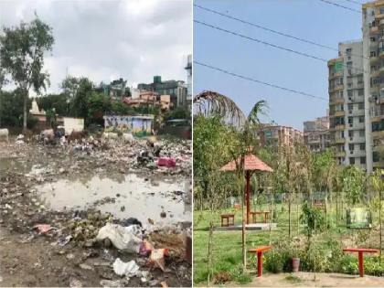 hindon heights peoples spirit changed barren park into greenery | जज्बे ने बदल डाली बदहाल पार्क की सूरत, जहां फेंका जाता था कूड़ा, आज वहां बिछी है हरियाली की चादर