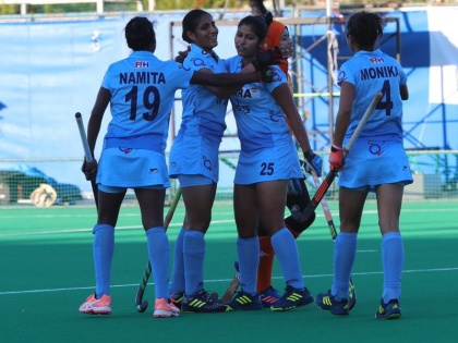 womens hockey rani rampal and gurjit kaur lead india levells series against spain | हॉकी: रानी-गुरजीत ने आखिरी मैच में दिलाई भारत को जीत, स्पेन के खिलाफ सीरीज ड्रॉ