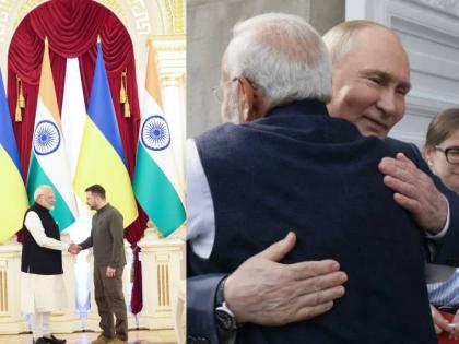 How Prime Minister Narendra Modi Is Balancing Russia And Ukraine | 'पापा ने वॉर रुकवा दी' से लेकर ग्लोबल पीसमेकर तक, जानिए कैसे रूस और यूक्रेन के बीच संतुलन बना रहे पीएम मोदी? How Prime Minister Narendra Modi Is Balancing Russia And Ukraine | 'पापा ने वॉर रुकवा दी' से लेकर ग्लोबल पीसमेकर तक, जानिए कैसे रूस और यूक्रेन के बीच संतुलन बना रहे पीएम मोदी?