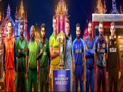 ICC released special poster for ODI World Cup-2023 | वनडे वर्ल्ड कप-2023 के लिए आईसीसी ने जारी किया खास पोस्टर, World Cup ट्रॉफी के साथ 10 टीमों के कप्तान, देखें