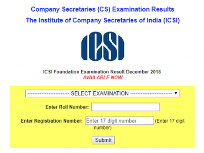 ICSI Releases CS Professional and CS Executive results 2019 at icsi.edu | ICSI CS Result 2019: कंपनी सेक्रेटरी प्रोफेशनल्स और एग्जीक्यूटिव के रिजल्ट हुए घोषित, ऐसे करें चेक