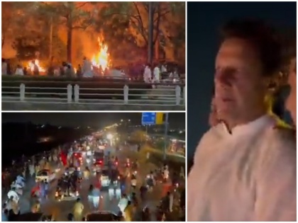 Imran Khan's Azadi march Army deployed Islamabad turns into battleground | आजादी मार्चः युद्ध का मैदान बना इस्लामाबाद, इमरान खान के समर्थकों-पुलिस में झड़प, पेड़ों में लगाई आग, सरकार ने बुलाई सेना