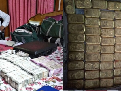 income tax raid at property dealer and sarafa trader house in lucknow | लखनऊ: आयकर विभाग ने 'रस्तोगी बंधु' के ठिकानों पर की छापेमारी, बरामद किया 50 किलो सोना, 10 करोड़ कैश