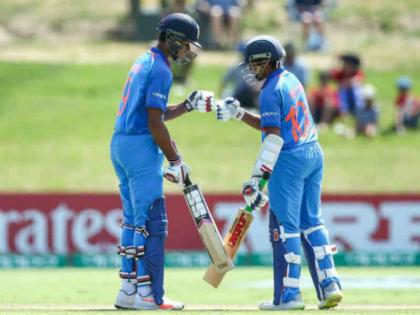 ICC U-19 World Cup: India set 329 runs target for Australia in their opening game | ICC U-19 वर्ल्ड कप: भारत ने ऑस्ट्रेलिया को दिया 329 रन का लक्ष्य, पृथ्वी, मनजोत, शुभम चमके