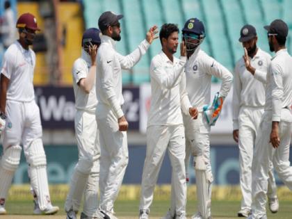 india beat west indies by an innings and 272 runs in rajkot to get biggest inning win | IND Vs WI: भारत ने वेस्टइंडीज को एक दिन में दो बार ऑलआउट कर हासिल की सबसे बड़ी जीत