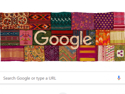 Independence Day 2023 Google Doodle Highlights India's Textiles as a Symbol of National Identity | Independence Day 2023: स्वतंत्रता दिवस के मौके पर गूगल ने बनाया खास डूडल, भारत के कपड़ा उद्योग को राष्ट्रीय पहचान के प्रतीक के रूप में किया रेखांकित