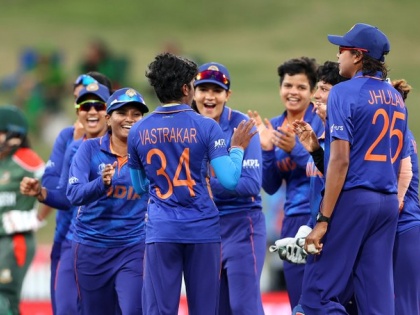 ICC Women's Cricket World Cup India beat Bangladesh 110 runs Yastika Bhatia 80 balls 50 runs Sneh Rana 4 wickets | ICC Women's Cricket World Cup: टीम इंडिया ने बांग्लादेश को 110 रन से हराया, यास्तिका भाटिया ने 50 रन की पारी खेली, राणा का 'चौका'
