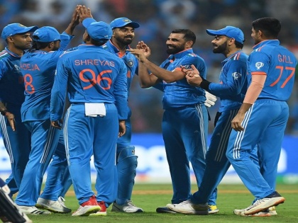 IND vs SL: India becomes the first team to reach the semi-finals of World Cup 2023, defeats Sri Lanka by 302 runs | IND vs SL: श्रीलंका को 302 रनों से हराकर विश्वकप 2023 के सेमीफाइनल में पहुंचा भारत, मोहम्मद शमी ने झटके 5 विकेट