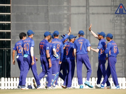 Under-19 Asia Cup India beat Afghanistan four wickets enter semi-final opener Harnoor Pannu 65 runs | Under-19 Asia Cup: सलामी बल्लेबाज हरनूर पन्नू ने किया कमाल, टीम इंडिया ने 10 गेंद शेष रहते अफगानिस्तान को 4 विकेट से हराकर सेमीफाइनल में
